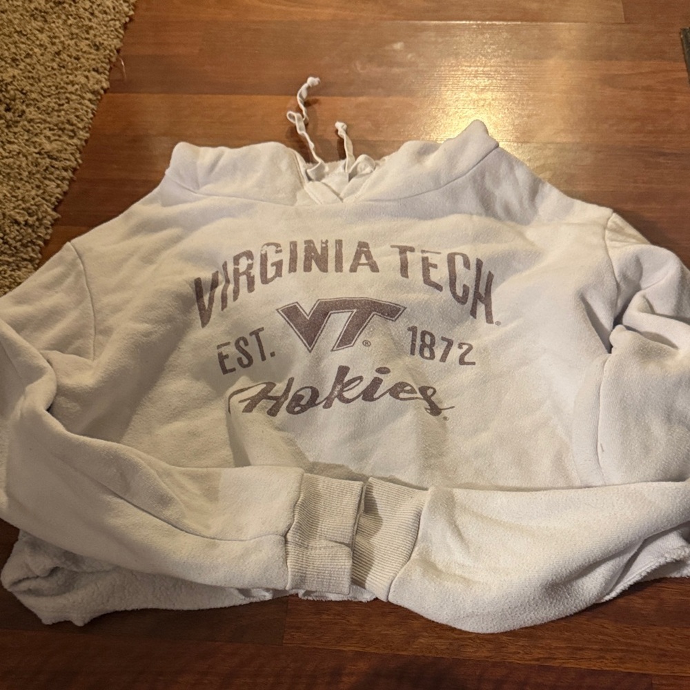 Virginia Tech White Hoodie
